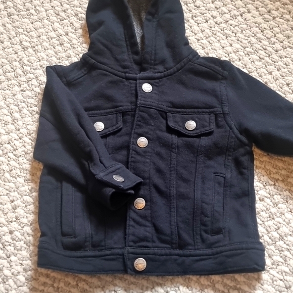 NEXT 6 - 9 Months Black Hooded Baby Jacket - Picture 4 of 4